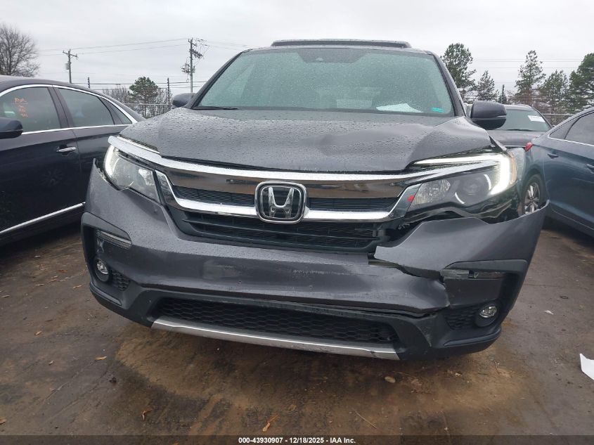 2022 Honda Pilot 2Wd Ex-L VIN: 5FNYF5H50NB036620 Lot: 43930907