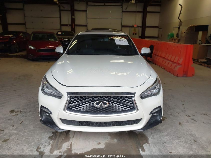 2022 Infiniti Q50 Sensory Awd VIN: JN1EV7CR3NM341759 Lot: 43930923