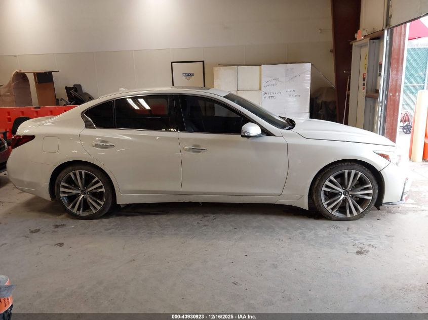 2022 Infiniti Q50 Sensory Awd VIN: JN1EV7CR3NM341759 Lot: 43930923