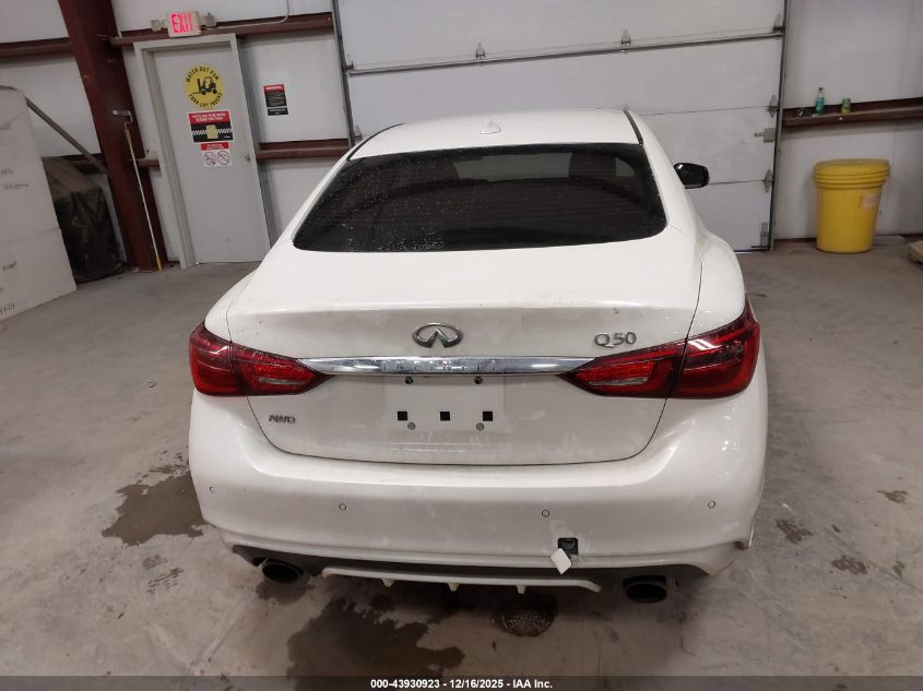 2022 Infiniti Q50 Sensory Awd VIN: JN1EV7CR3NM341759 Lot: 43930923