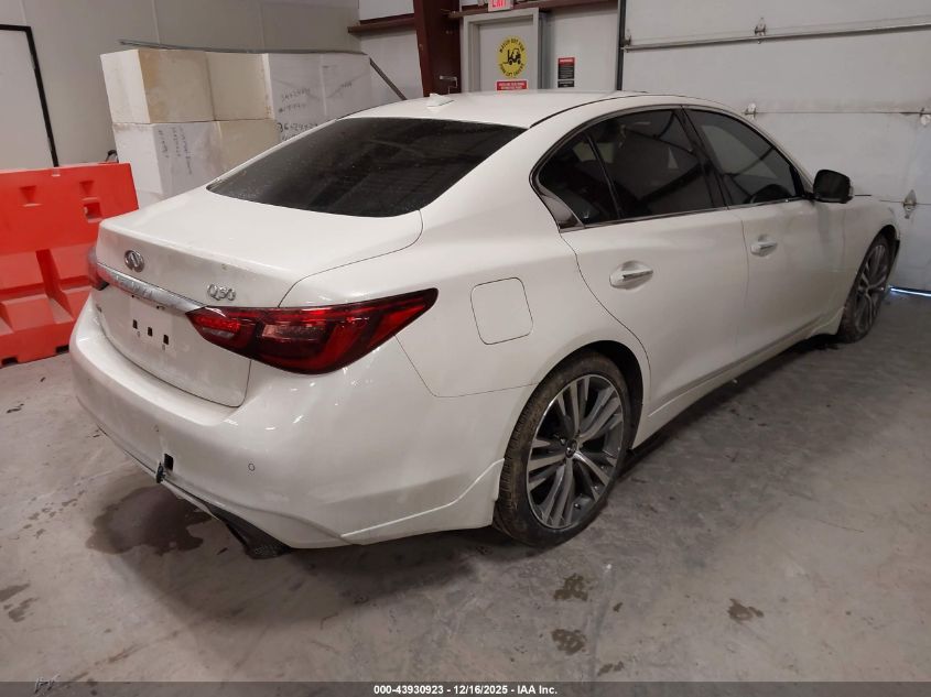 2022 Infiniti Q50 Sensory Awd VIN: JN1EV7CR3NM341759 Lot: 43930923