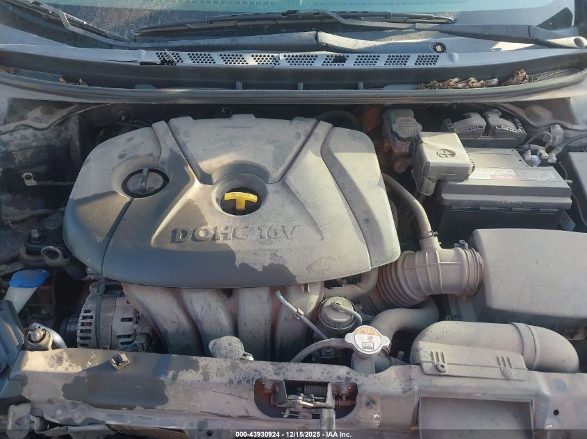 2013 Hyundai Elantra Gls VIN: 5NPDH4AE7DH372827 Lot: 43930924