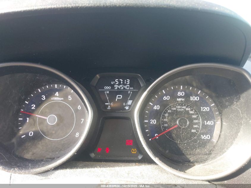 2013 Hyundai Elantra Gls VIN: 5NPDH4AE7DH372827 Lot: 43930924