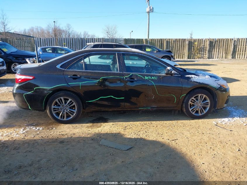 2016 Toyota Camry Se VIN: 4T1BF1FK0GU215429 Lot: 43930925