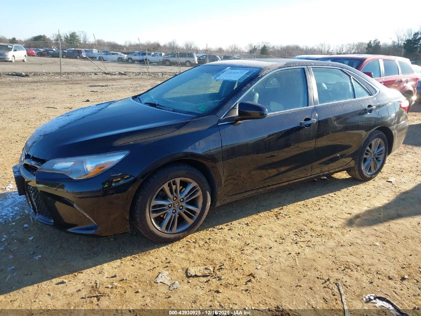 2016 Toyota Camry Se VIN: 4T1BF1FK0GU215429 Lot: 43930925