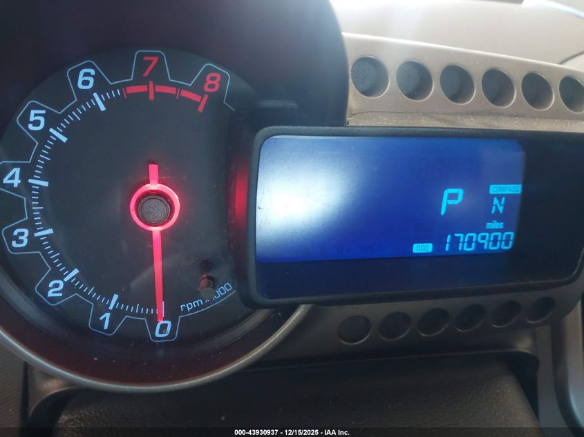 2013 Chevrolet Sonic Lt Auto VIN: 1G1JC6SH0D4206105 Lot: 43930937