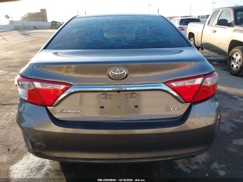2016 Toyota Camry Le VIN: 4T1BF1FK1GU185406 Lot: 43930945