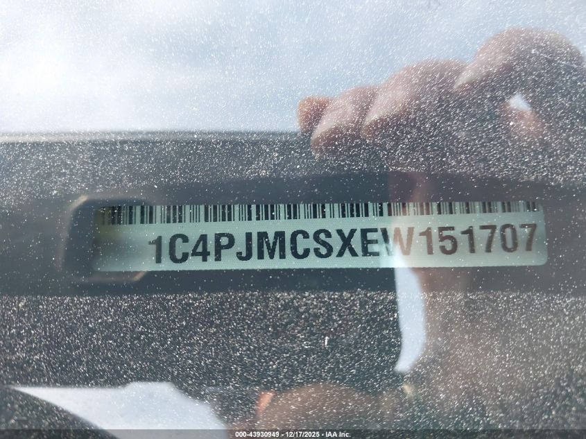 2014 Jeep Cherokee Latitude VIN: 1C4PJMCSXEW151707 Lot: 43930949