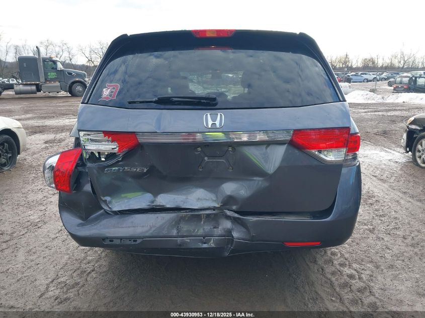 2014 Honda Odyssey Ex-L VIN: 5FNRL5H63EB026122 Lot: 43930953