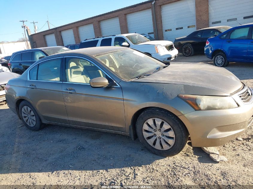 2009 Honda Accord 2.4 Lx VIN: 1HGCP263X9A031447 Lot: 43930963