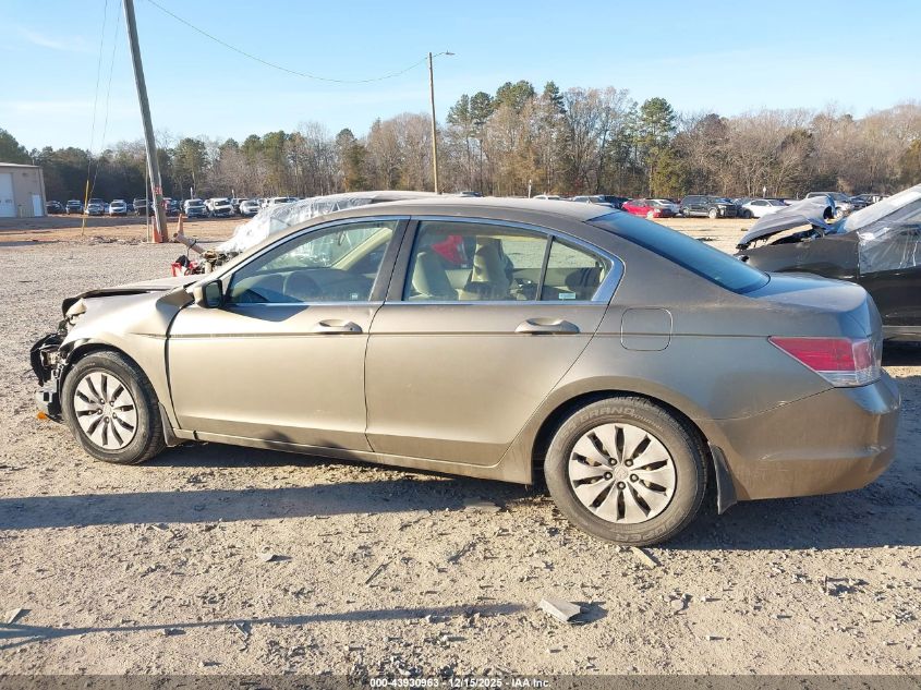2009 Honda Accord 2.4 Lx VIN: 1HGCP263X9A031447 Lot: 43930963