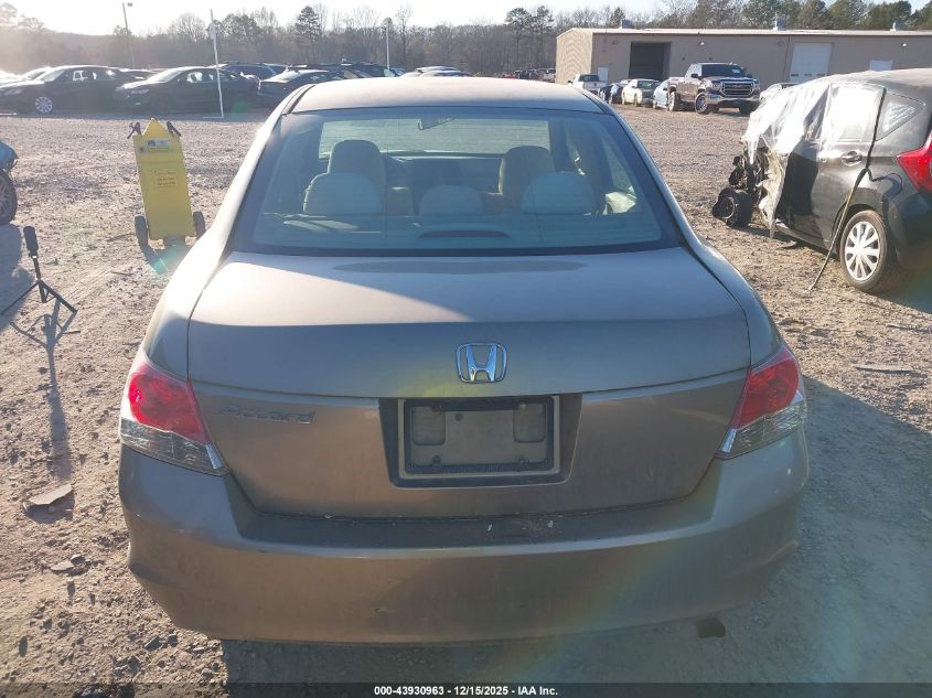 2009 Honda Accord 2.4 Lx VIN: 1HGCP263X9A031447 Lot: 43930963
