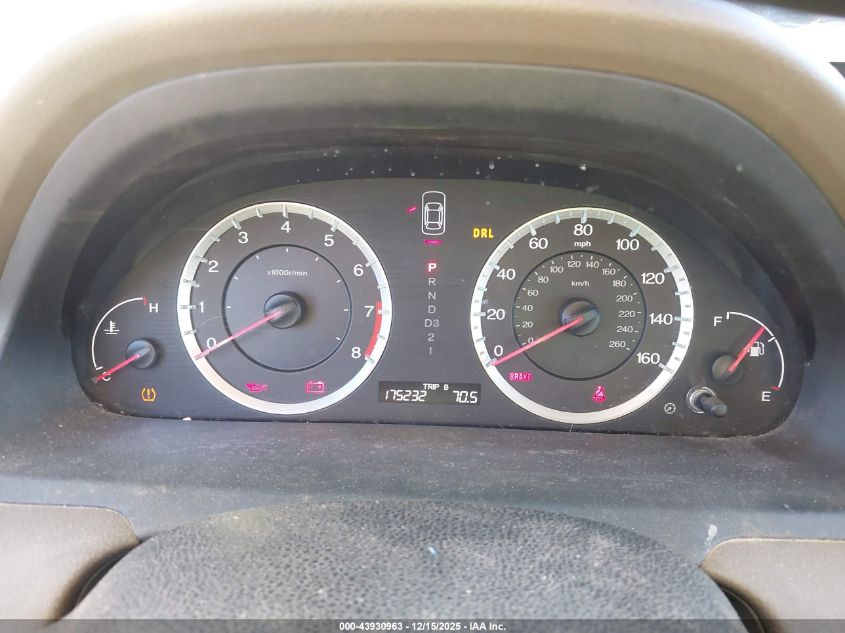 2009 Honda Accord 2.4 Lx VIN: 1HGCP263X9A031447 Lot: 43930963