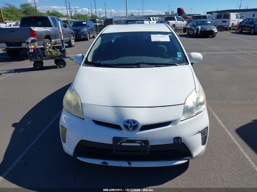 2012 Toyota Prius Five/Four/One/Three/Two VIN: JTDKN3DU0C1509058 Lot: 43931011