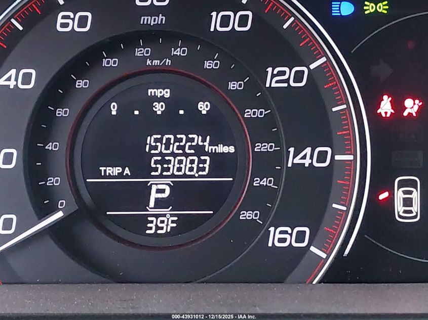 2013 Honda Accord Ex-L V-6 VIN: 1HGCT2B88DA004849 Lot: 43931012