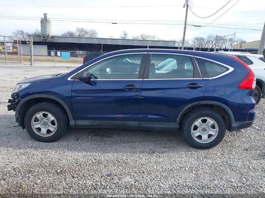 2015 Honda Cr-V Lx VIN: 5J6RM4H36FL062182 Lot: 43931024