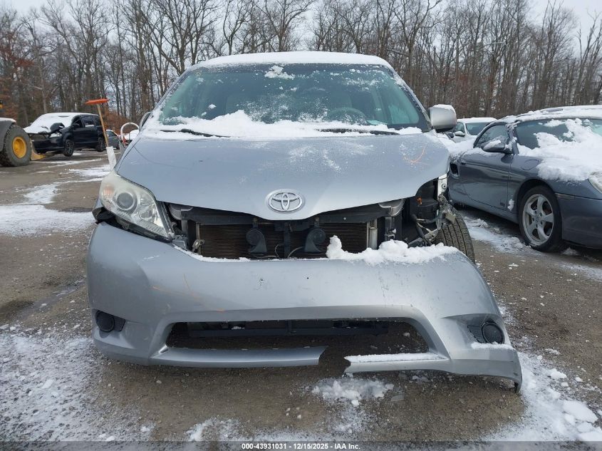 2011 Toyota Sienna Le V6 VIN: 5TDKK3DC9BS107282 Lot: 43931031
