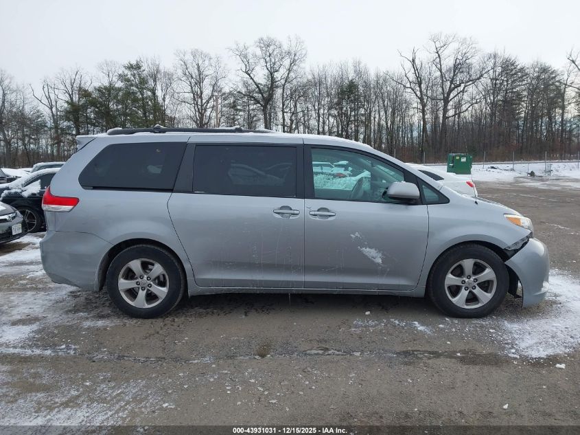 2011 Toyota Sienna Le V6 VIN: 5TDKK3DC9BS107282 Lot: 43931031