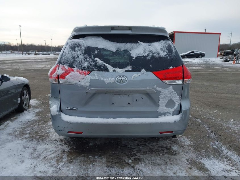 2011 Toyota Sienna Le V6 VIN: 5TDKK3DC9BS107282 Lot: 43931031