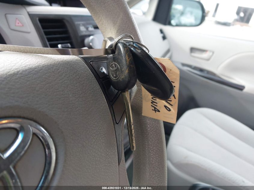 2011 Toyota Sienna Le V6 VIN: 5TDKK3DC9BS107282 Lot: 43931031