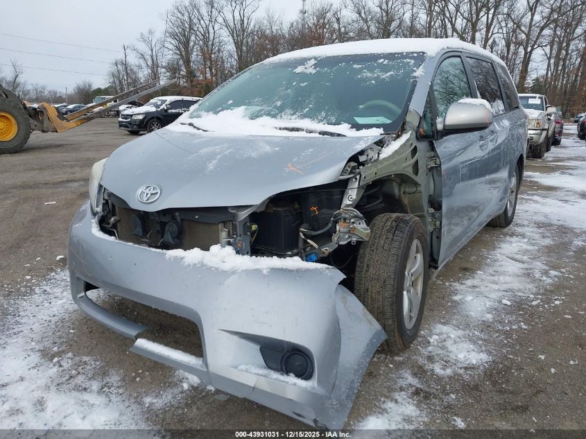 2011 Toyota Sienna Le V6 VIN: 5TDKK3DC9BS107282 Lot: 43931031