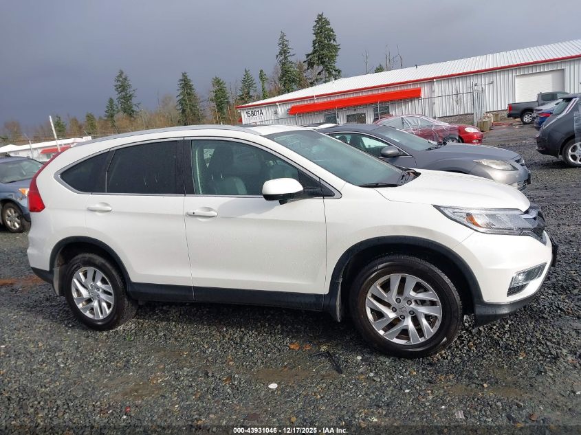 2015 Honda Cr-V Ex-L VIN: 5J6RM4H7XFL096774 Lot: 43931046