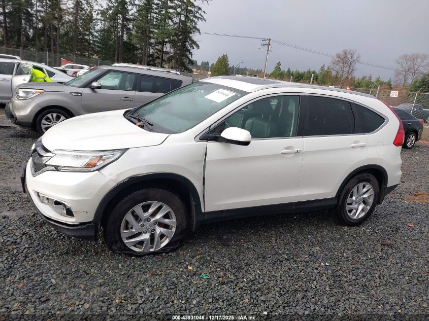 2015 Honda Cr-V Ex-L VIN: 5J6RM4H7XFL096774 Lot: 43931046
