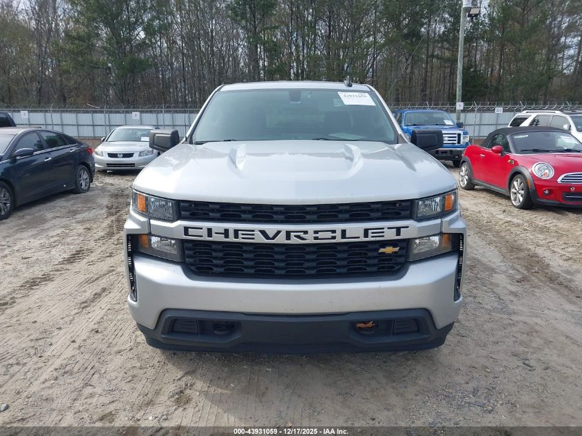 2020 Chevrolet Silverado 1500 2Wd Standard Bed Custom VIN: 1GCRWBEF2LZ107730 Lot: 43931059