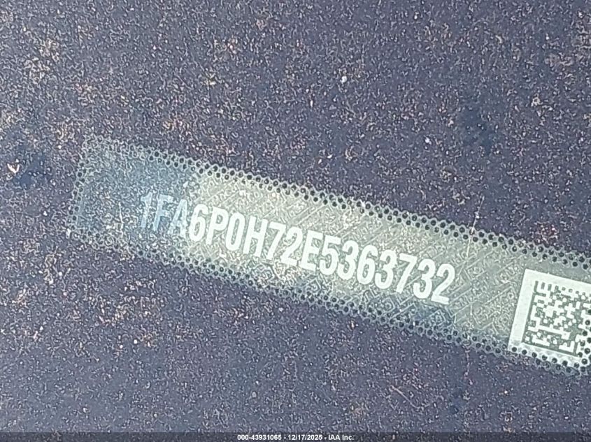 2014 Ford Fusion Se VIN: 1FA6P0H72E5363732 Lot: 43931065