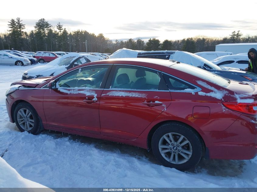 2015 Hyundai Sonata Se VIN: 5NPE24AF8FH190426 Lot: 43931099