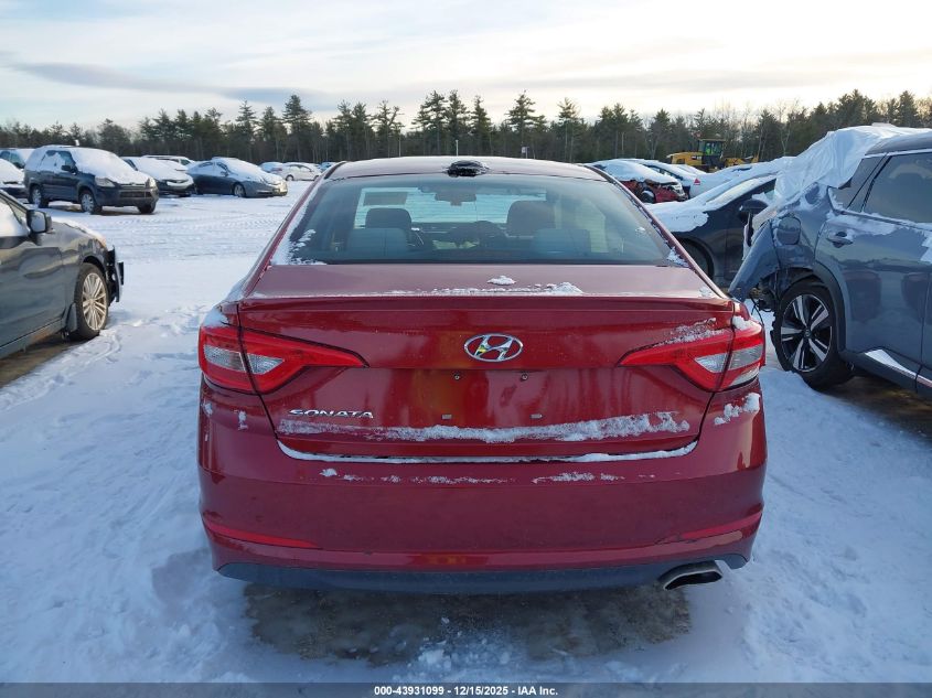 2015 Hyundai Sonata Se VIN: 5NPE24AF8FH190426 Lot: 43931099