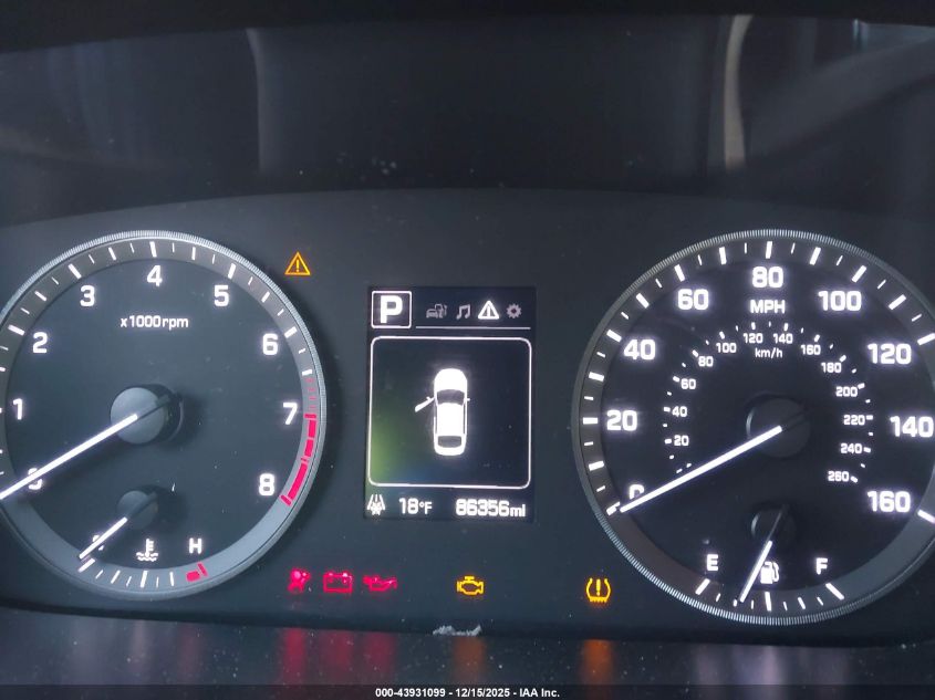 2015 Hyundai Sonata Se VIN: 5NPE24AF8FH190426 Lot: 43931099