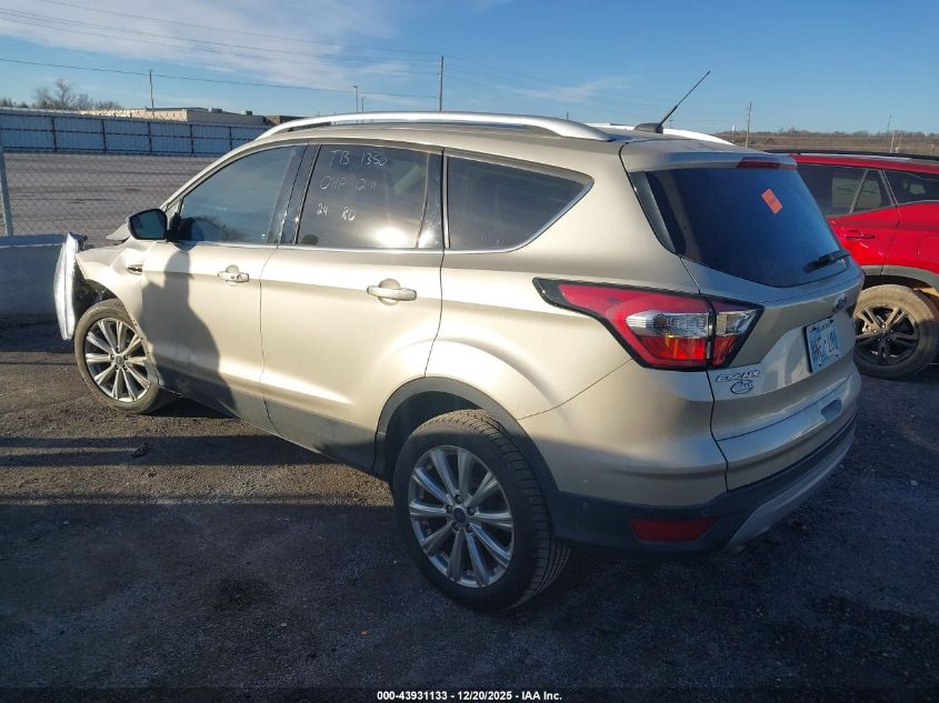 2017 Ford Escape Titanium VIN: 1FMCU0JD1HUC24591 Lot: 43931133