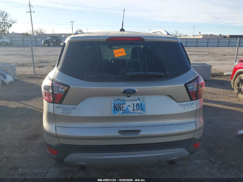 2017 Ford Escape Titanium VIN: 1FMCU0JD1HUC24591 Lot: 43931133