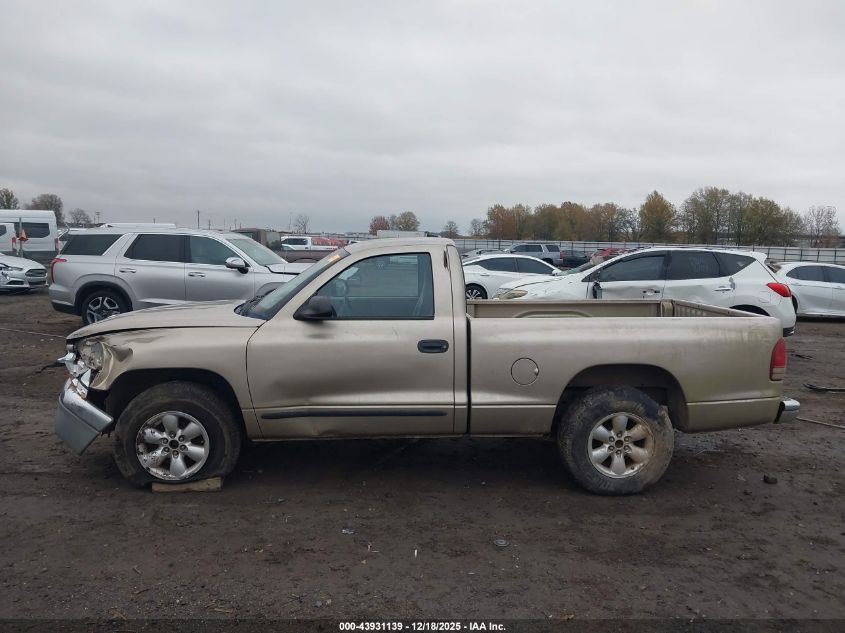2004 Dodge Dakota Slt VIN: 1D7FL46N24S631845 Lot: 43931139
