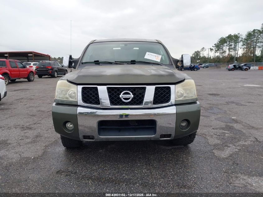 2005 Nissan Titan Le VIN: 1N6BA07A25N549856 Lot: 43931152