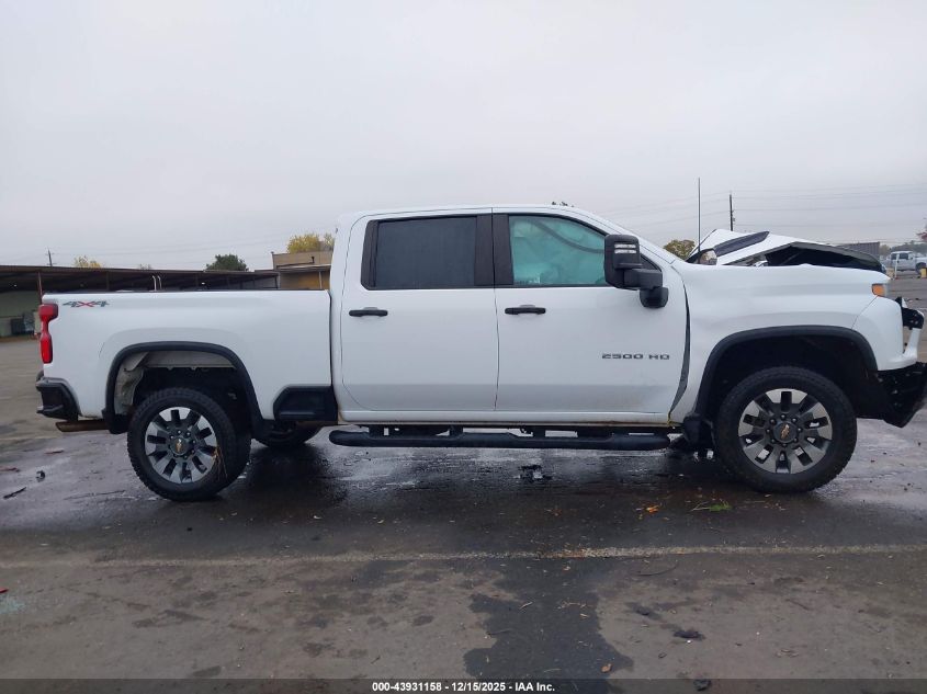2021 Chevrolet Silverado 2500Hd 4Wd Standard Bed Custom VIN: 1GC4YME76MF164296 Lot: 43931158