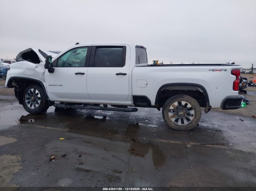 2021 Chevrolet Silverado 2500Hd 4Wd Standard Bed Custom VIN: 1GC4YME76MF164296 Lot: 43931158