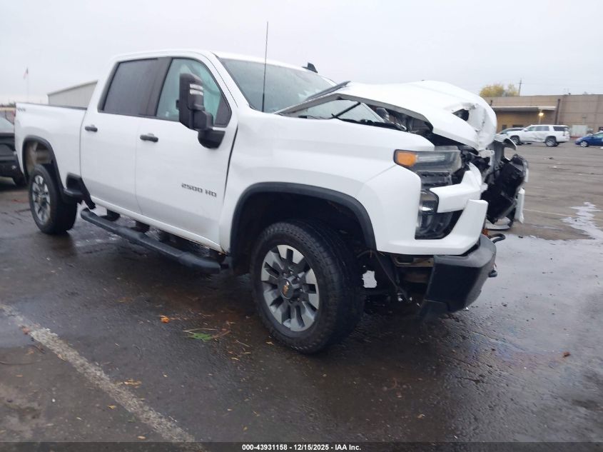 2021 Chevrolet Silverado 2500Hd 4Wd Standard Bed Custom VIN: 1GC4YME76MF164296 Lot: 43931158