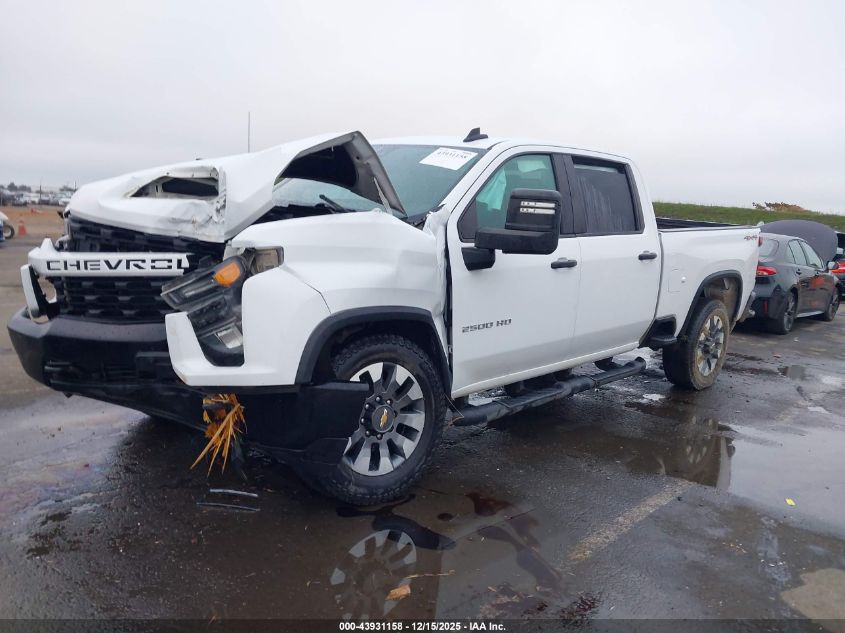 2021 Chevrolet Silverado 2500Hd 4Wd Standard Bed Custom VIN: 1GC4YME76MF164296 Lot: 43931158