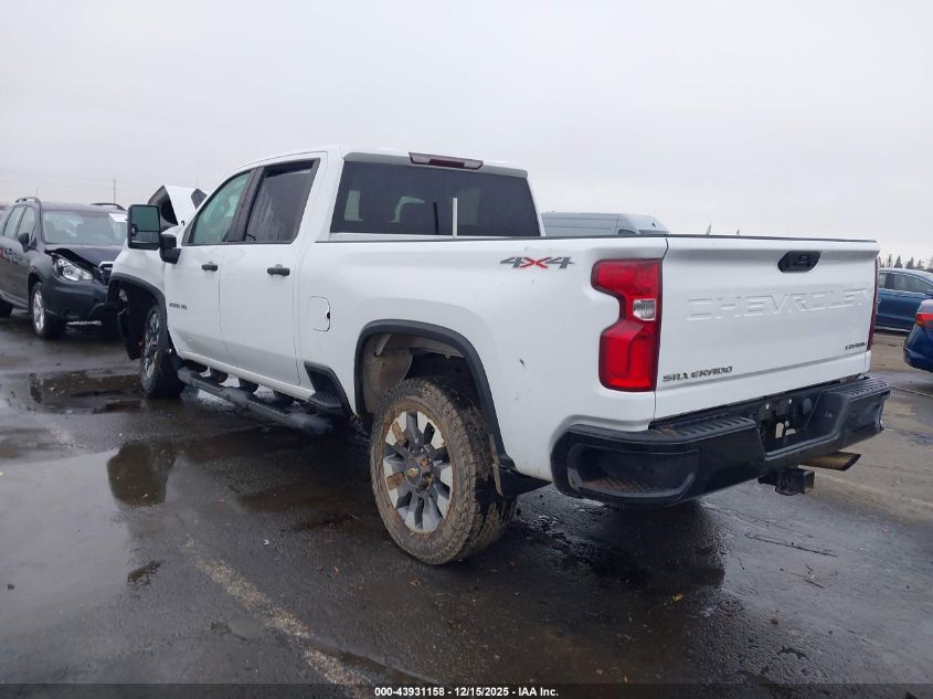 2021 Chevrolet Silverado 2500Hd 4Wd Standard Bed Custom VIN: 1GC4YME76MF164296 Lot: 43931158