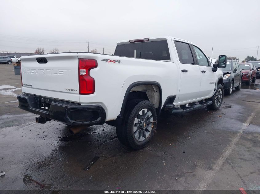 2021 Chevrolet Silverado 2500Hd 4Wd Standard Bed Custom VIN: 1GC4YME76MF164296 Lot: 43931158