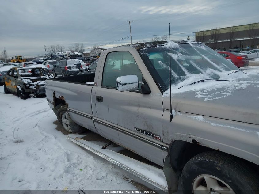 1996 Dodge Ram 1500 VIN: 1B7HC16Y7TS604697 Lot: 43931159