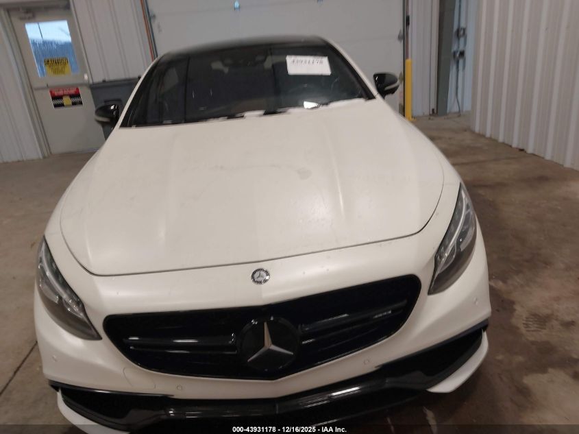 2016 Mercedes-Benz Amg S 63 4Matic VIN: WDDXJ7JBXGA011926 Lot: 43931178