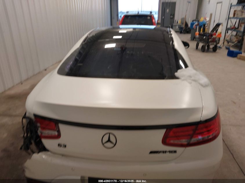 2016 Mercedes-Benz Amg S 63 4Matic VIN: WDDXJ7JBXGA011926 Lot: 43931178