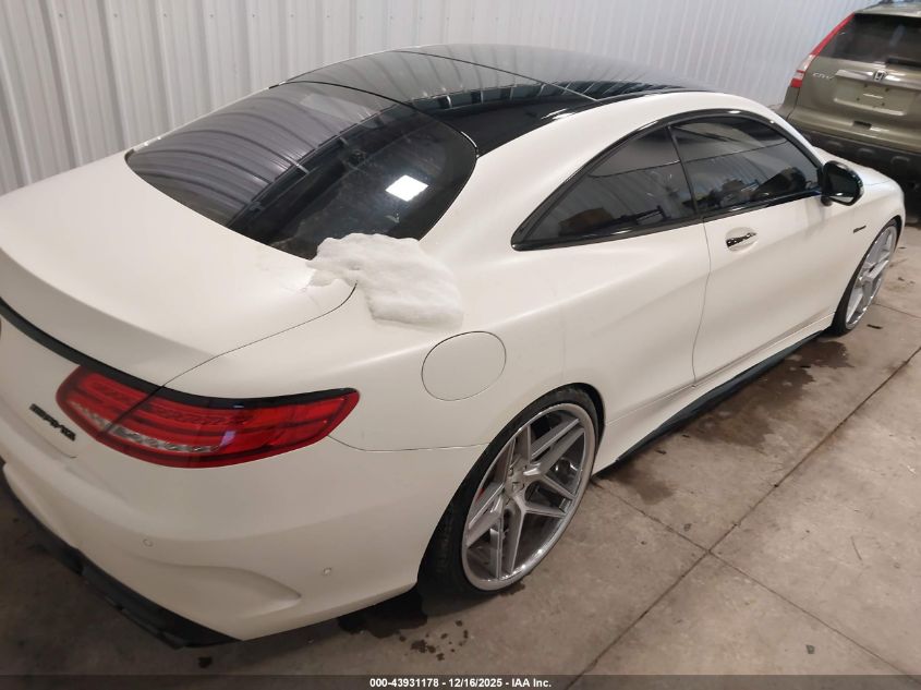 2016 Mercedes-Benz Amg S 63 4Matic VIN: WDDXJ7JBXGA011926 Lot: 43931178