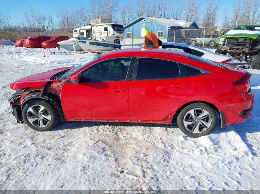 2019 Honda Civic Lx VIN: 2HGFC2F69KH527821 Lot: 43931181
