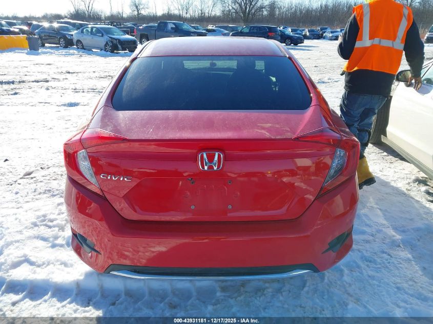 2019 Honda Civic Lx VIN: 2HGFC2F69KH527821 Lot: 43931181