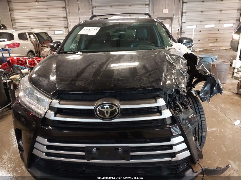 2019 Toyota Highlander Xle VIN: 5TDJZRFH1KS595419 Lot: 43931214