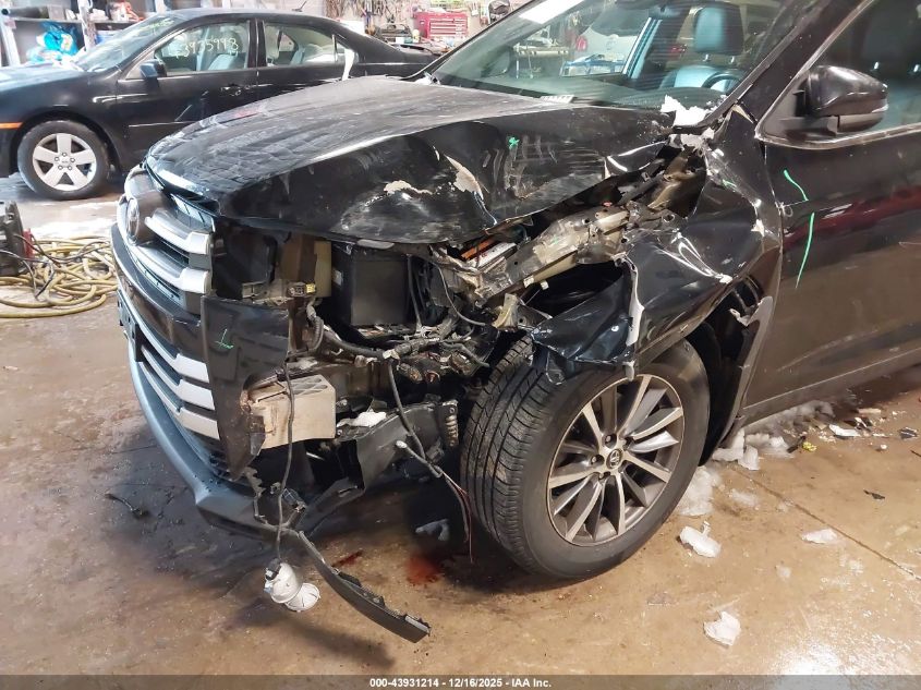 2019 Toyota Highlander Xle VIN: 5TDJZRFH1KS595419 Lot: 43931214